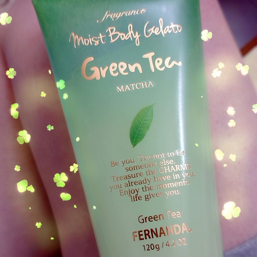 モイストボディジェラート グリーンティー/フェルナンダ/ボディクリームを使ったクチコミ(1枚目)