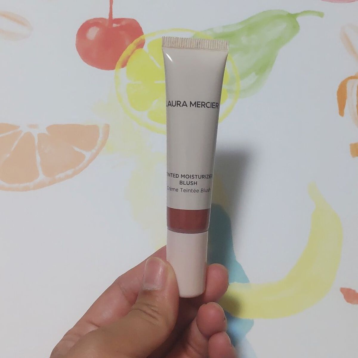 ティンティド モイスチャライザー ブラッシュ CR4 SUN DRENCHED(PEARL)/ローラ メルシエ/ジェル・クリームチークを使ったクチコミ（1枚目）