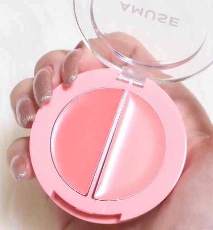 リップ&チークヘルシーバーム/AMUSE/ジェル・クリームチークを使ったクチコミ(2枚目)