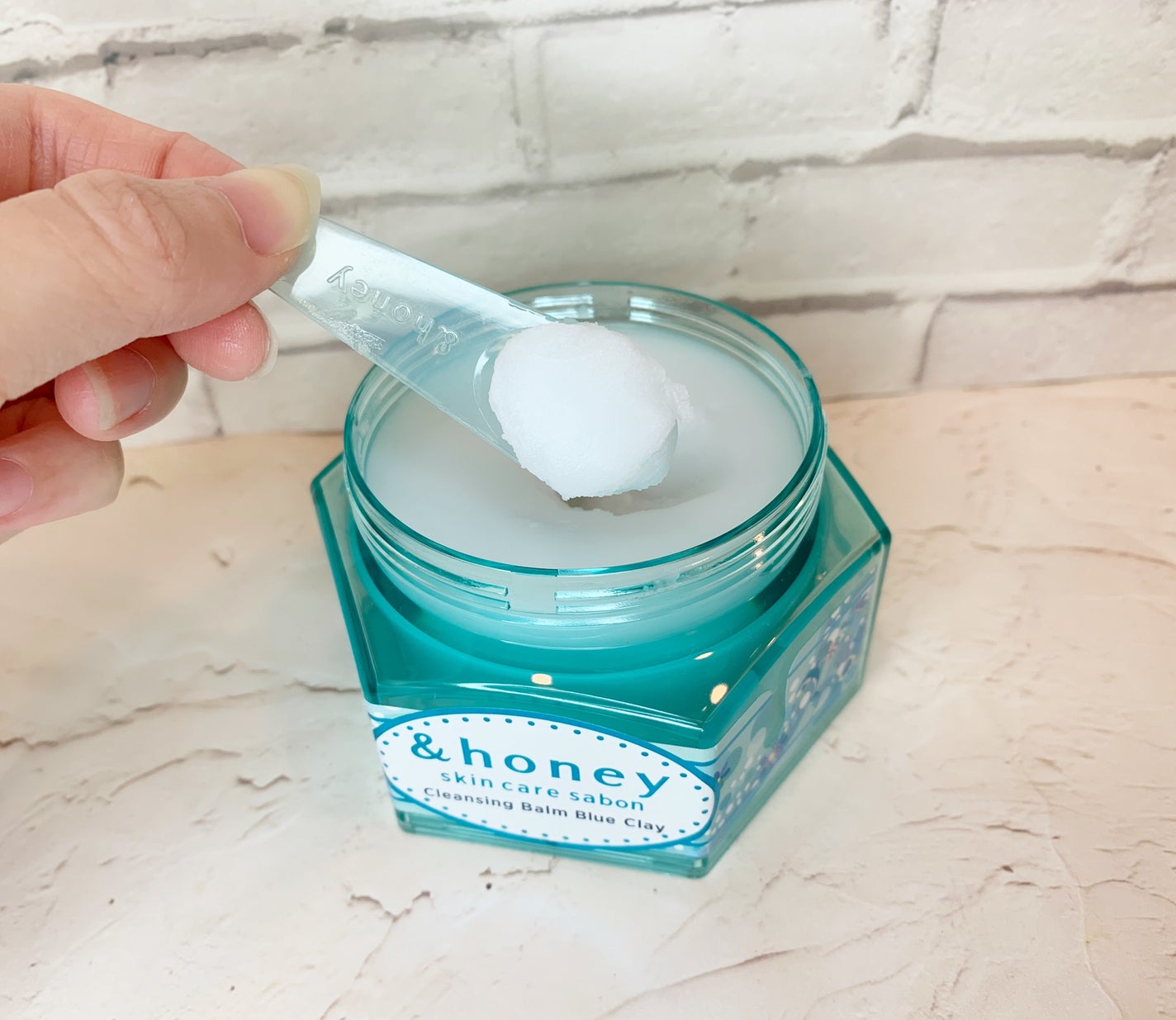 アンドハニー サボン クレンジングバーム ブルークレイ/&honey/クレンジングバームを使ったクチコミ(3枚目)