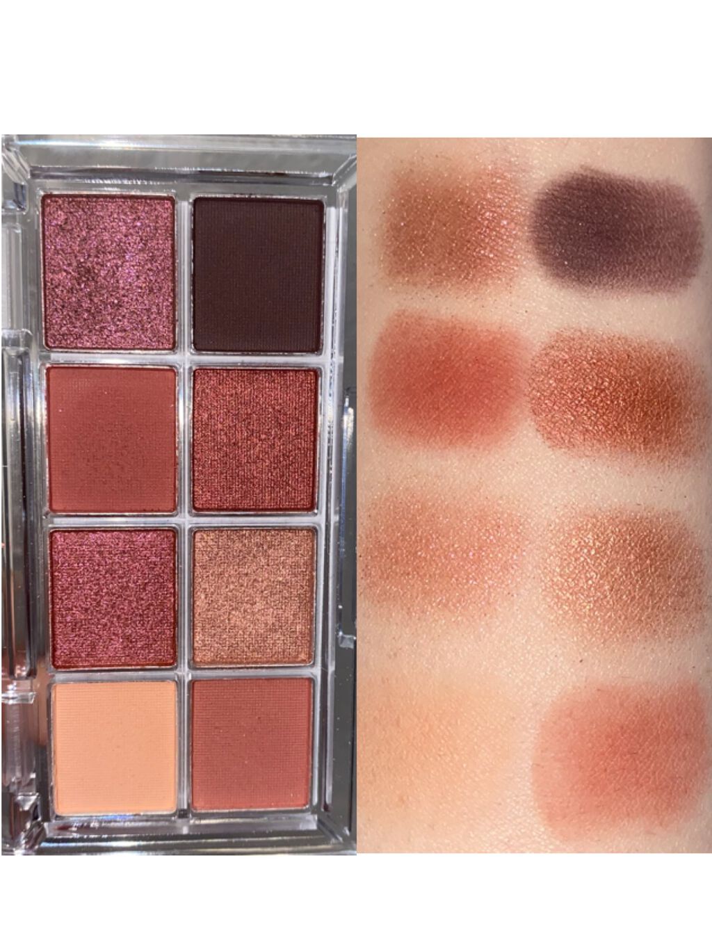 AC8カラーアイパレット/セリア/アイシャドウパレットを使ったクチコミ(2枚目)