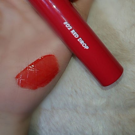 グラスティングウォーターティント/rom&nd/リップティントを使ったクチコミ(4枚目)