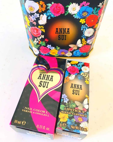 ANNA SUI ネイルカラー Lのクチコミ「こんにちは
段々と休みボケが抜けてきました！
皆さんはもう抜けましたか？


今回はお友達から.....」（2枚目）