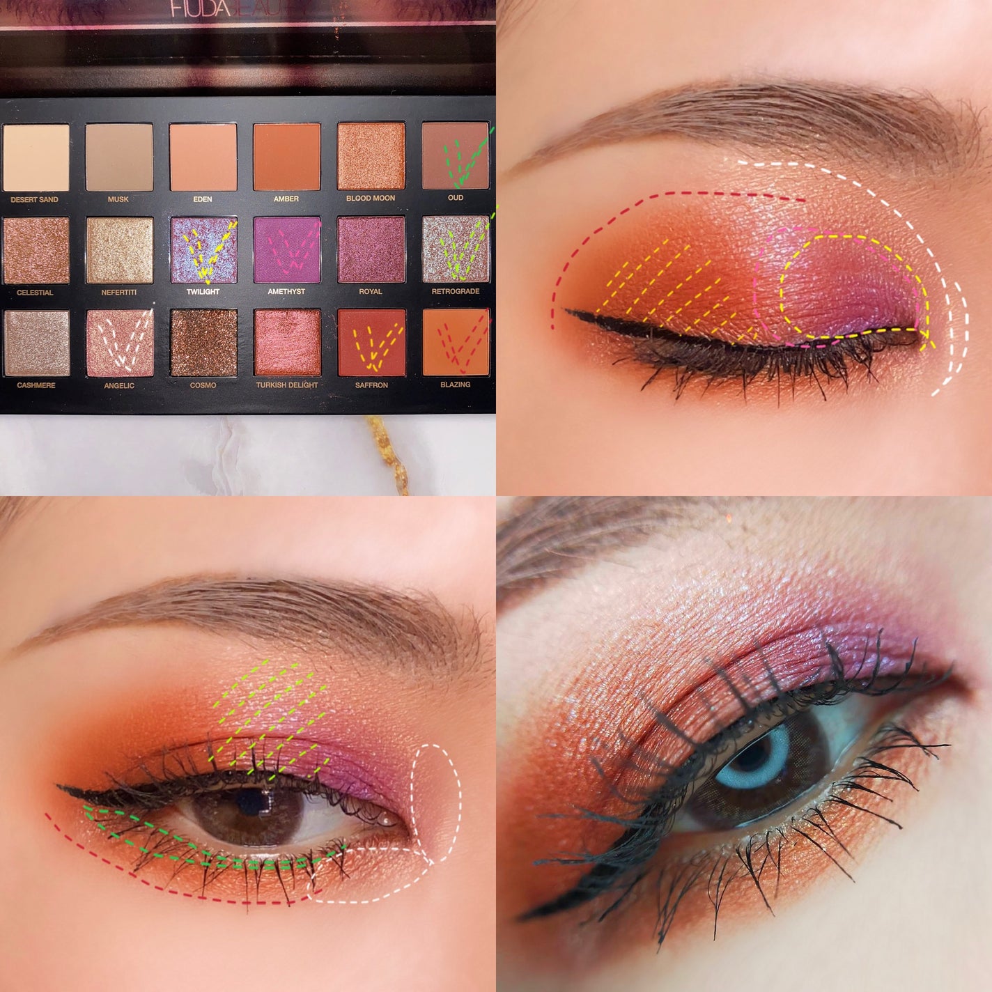 フーダビューティーアイシャドウ/Huda Beauty/単色アイシャドウを使ったクチコミ(4枚目)