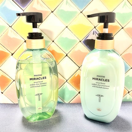 ミラクルズ うるおいブースト シャンプー/トリートメント/パンテーン/市販シャンプーを使ったクチコミ(1枚目)