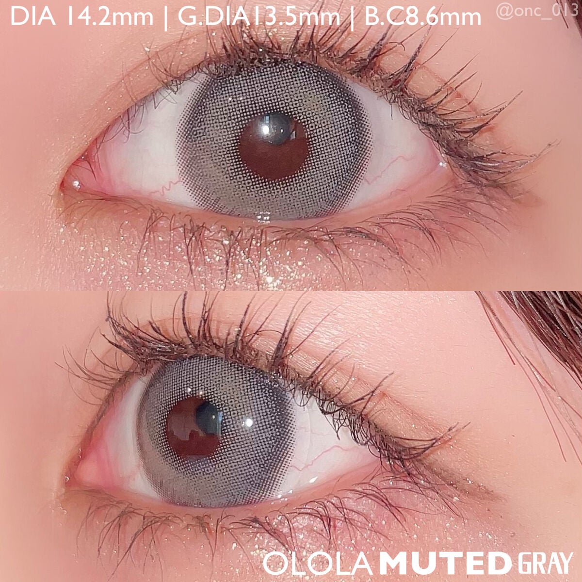 ミューテッド/OLOLA/カラーコンタクトレンズを使ったクチコミ(6枚目)