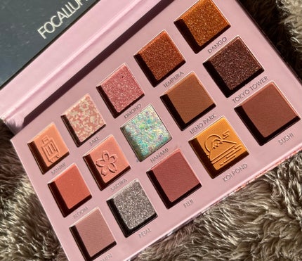 GO TRAVEL 15色アイシャドウパレット/FOCALLURE/アイシャドウパレットを使ったクチコミ(2枚目)