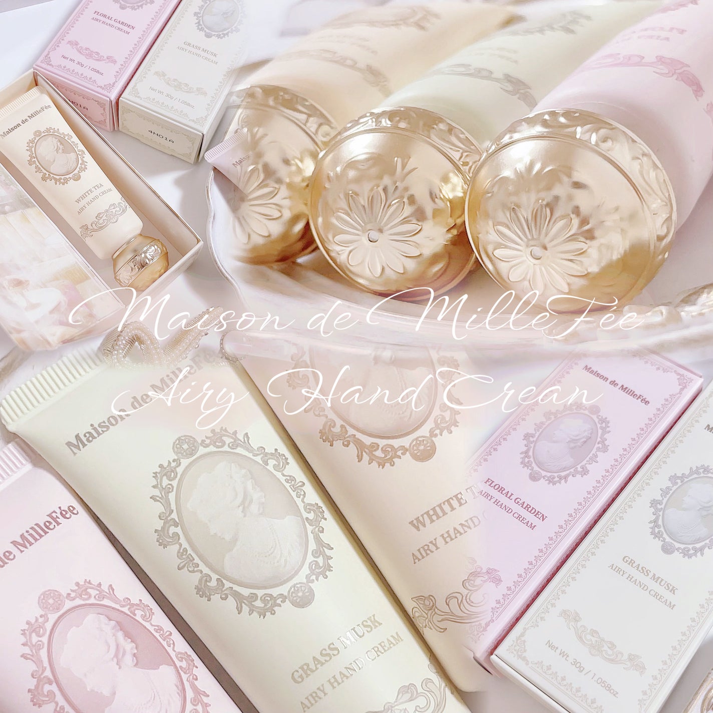 Maison de MilleFée エアリーハンドクリーム グラスムスク/MilleFée/ハンドクリームを使ったクチコミ(2枚目)
