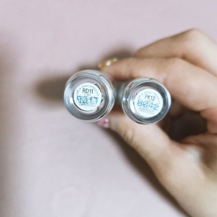 ラスティンググロスリップ/CEZANNE/口紅を使ったクチコミ(4枚目)