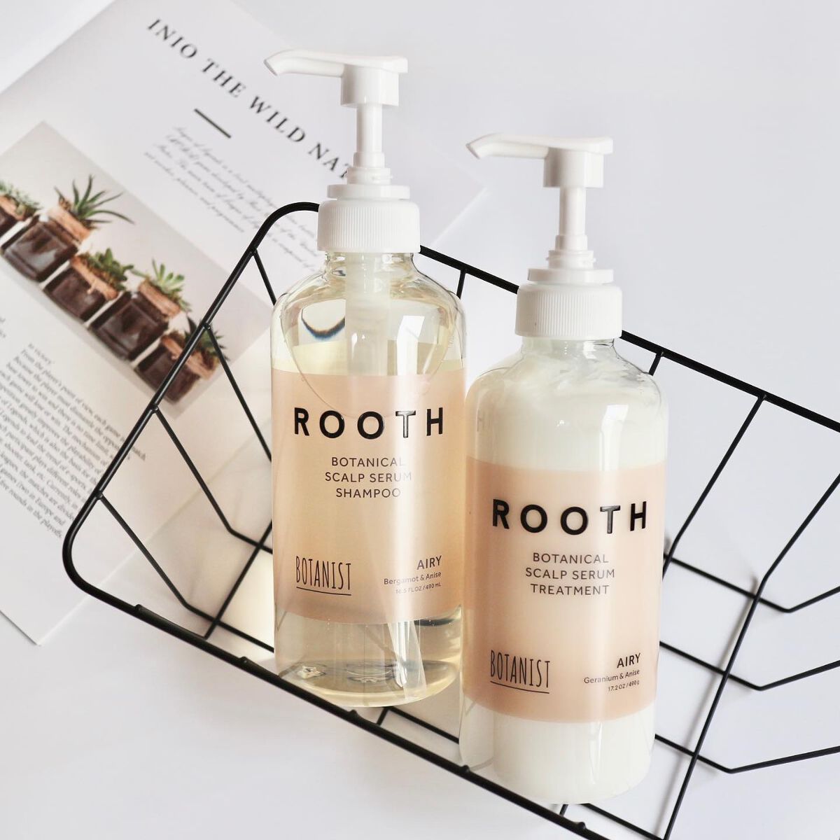 ルース ボタニカルスカルプセラム シャンプー・トリートメント(エアリー)/BOTANIST/市販シャンプーを使ったクチコミ(1枚目)