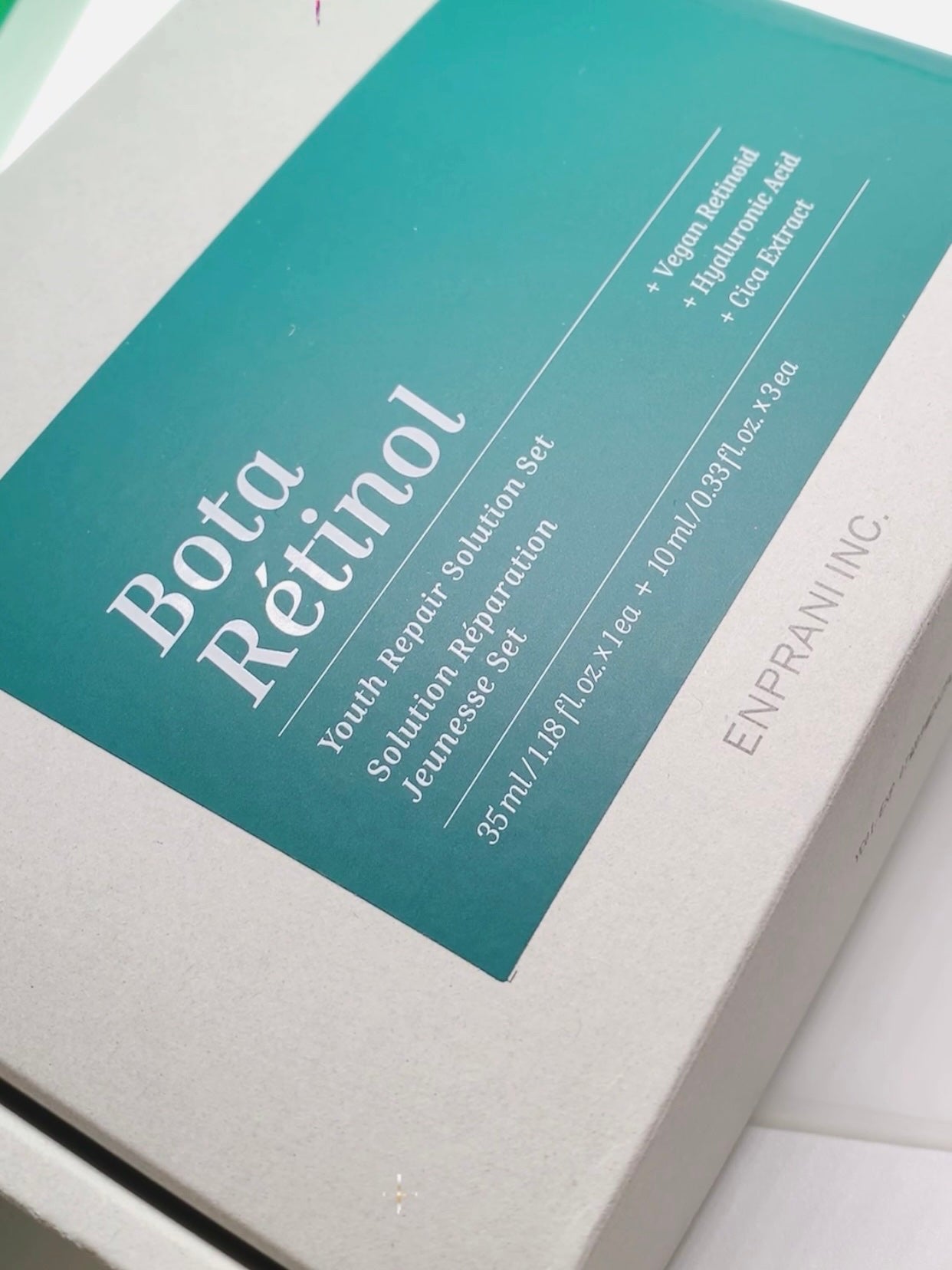 ボタレチノールユースリペアソリューションセット/ENPRANI(韓国)/美容液を使ったクチコミ(2枚目)