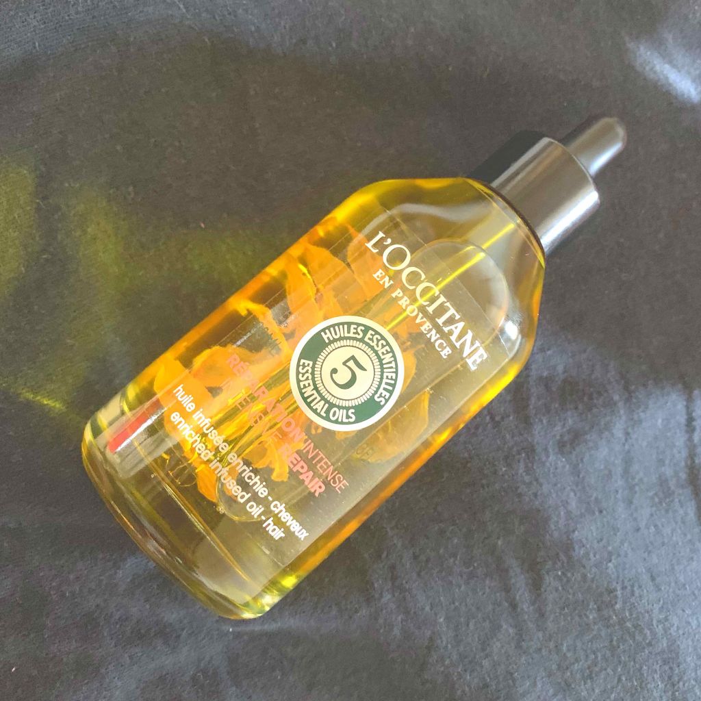 ファイブハーブス リペアリングインテンシヴオイル/L'OCCITANE/ヘアオイルを使ったクチコミ（1枚目）