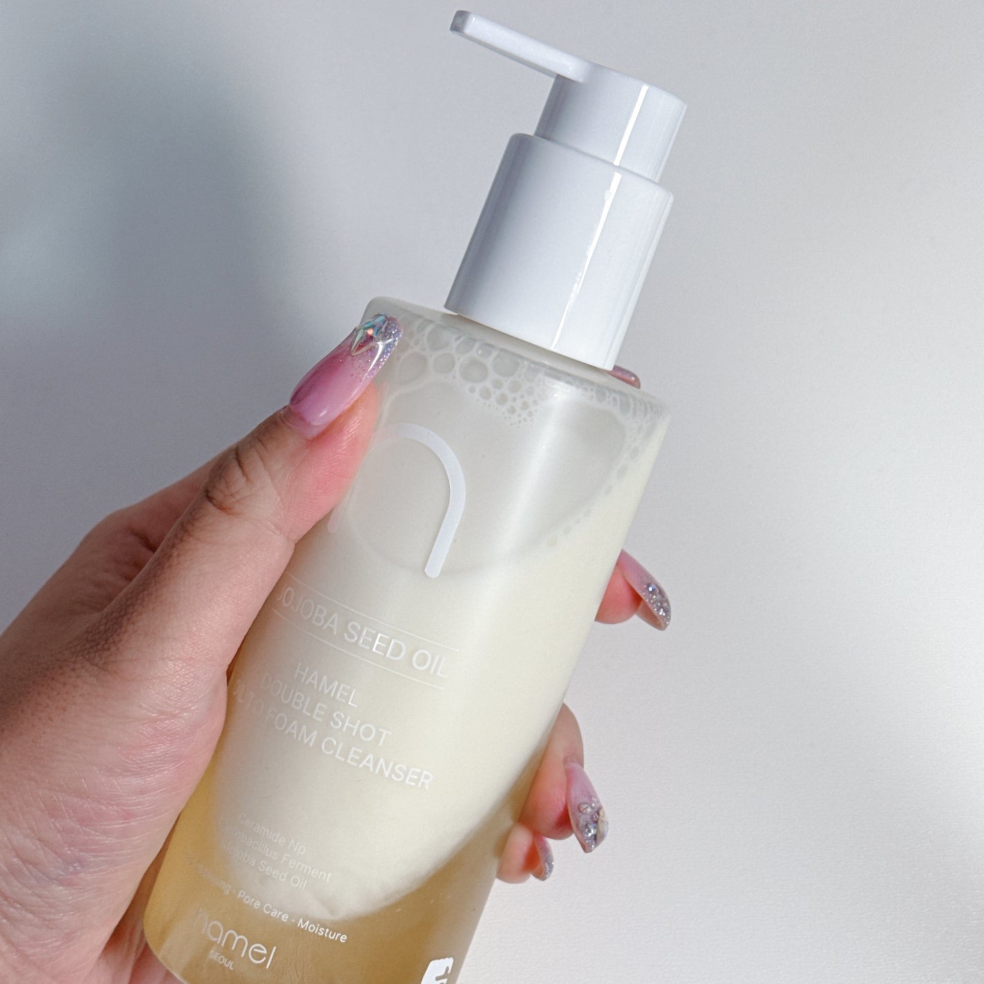 ダブルショットオイルトゥーフォームクレンザー/HAMEL/オイルクレンジングを使ったクチコミ(2枚目)