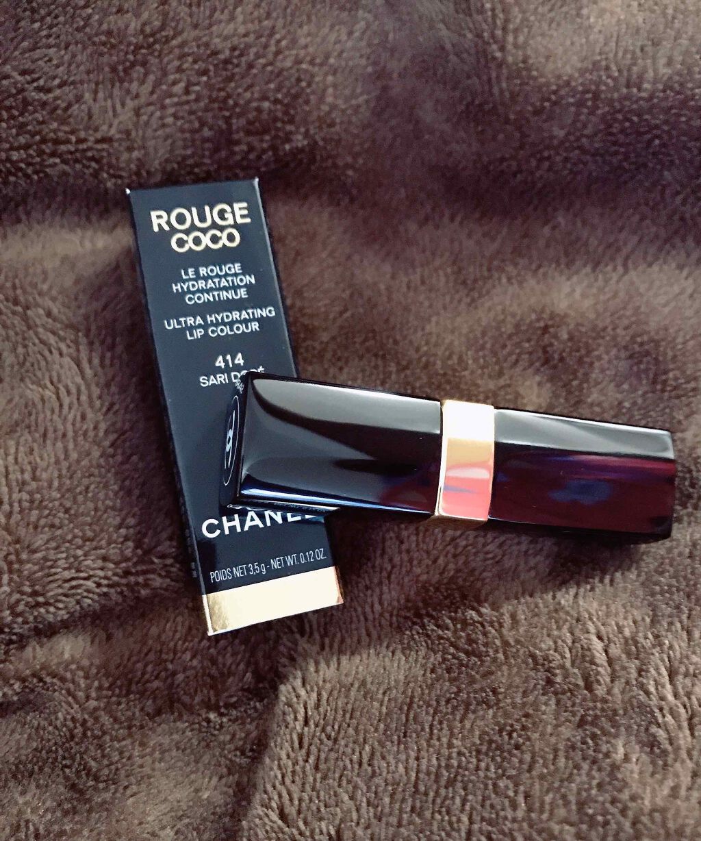 ルージュ ココ 414 サリ ドレ/CHANEL/口紅を使ったクチコミ（1枚目）