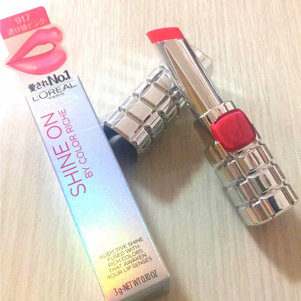 シャインオン/ロレアル パリ/口紅を使ったクチコミ(1枚目)