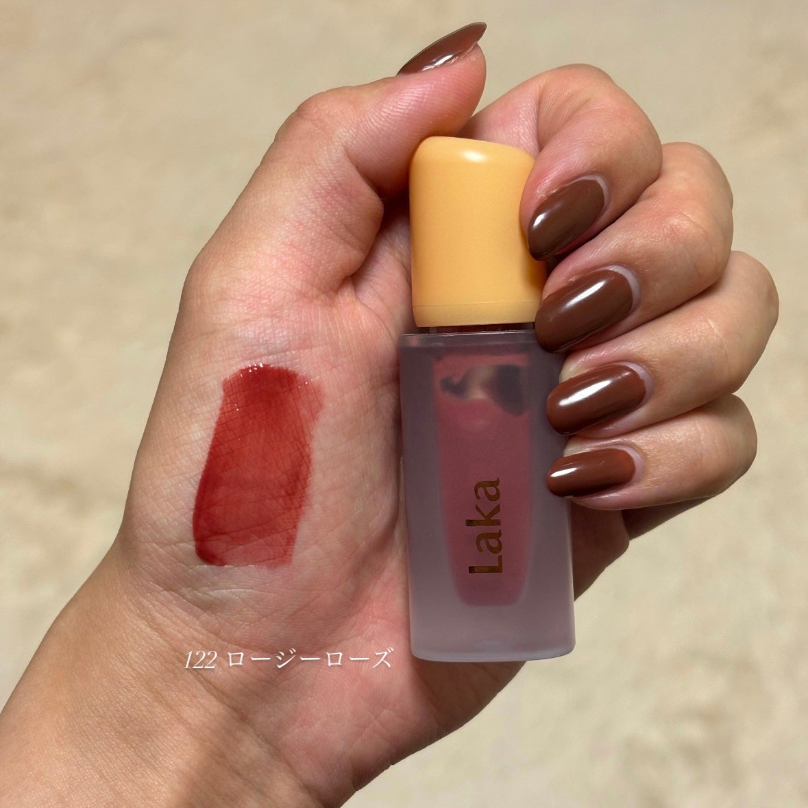 フルーティーグラムティント/Laka/リップティントを使ったクチコミ(4枚目)