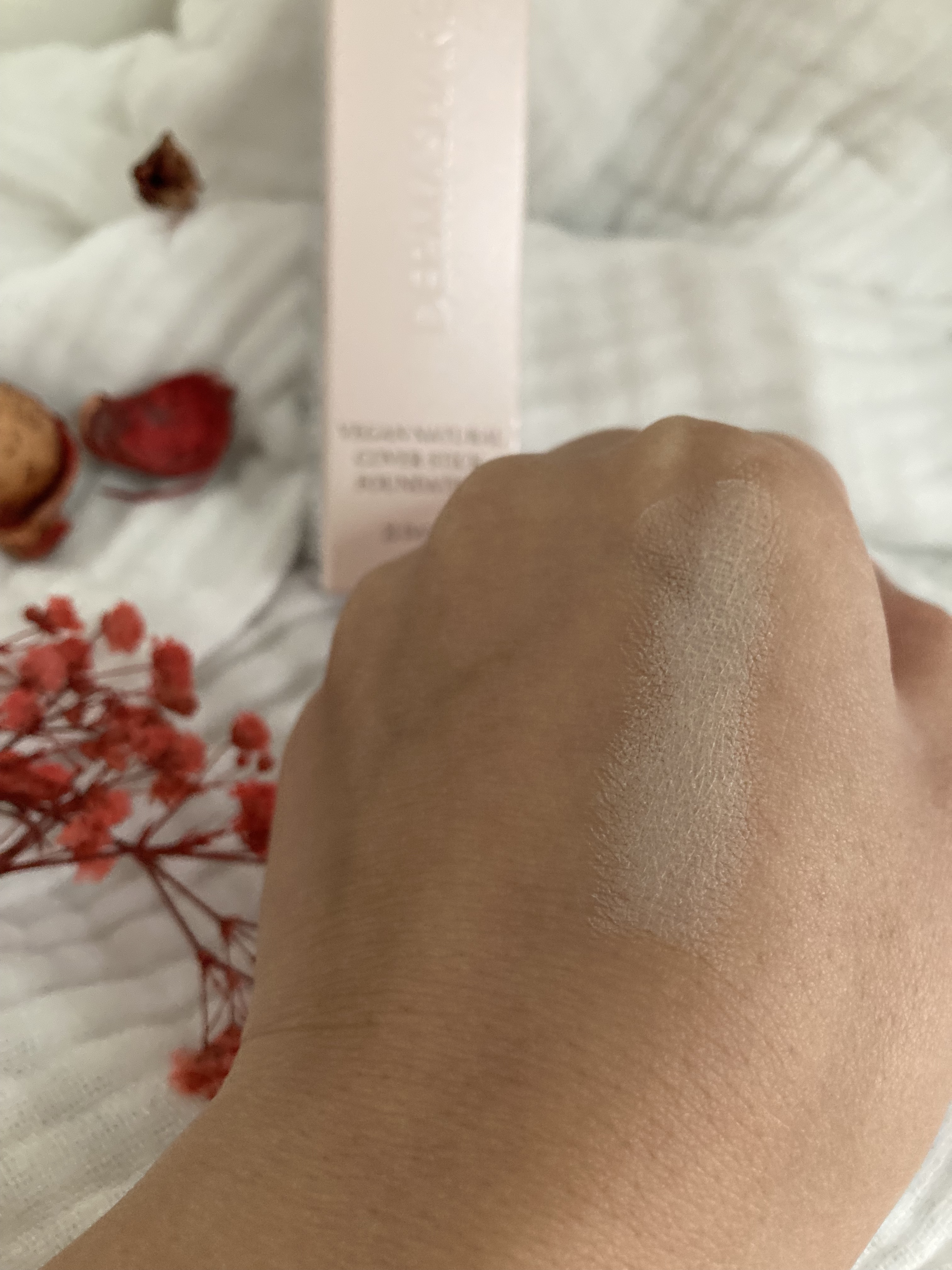 ヴィーガンナチュラルカバースティックファンデーション/DERMASHARE/その他ファンデーションを使ったクチコミ（3枚目）