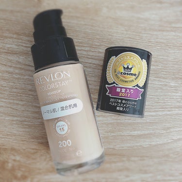 カラーステイ メイクアップ 200/REVLON/リキッドファンデーションを使ったクチコミ（1枚目）