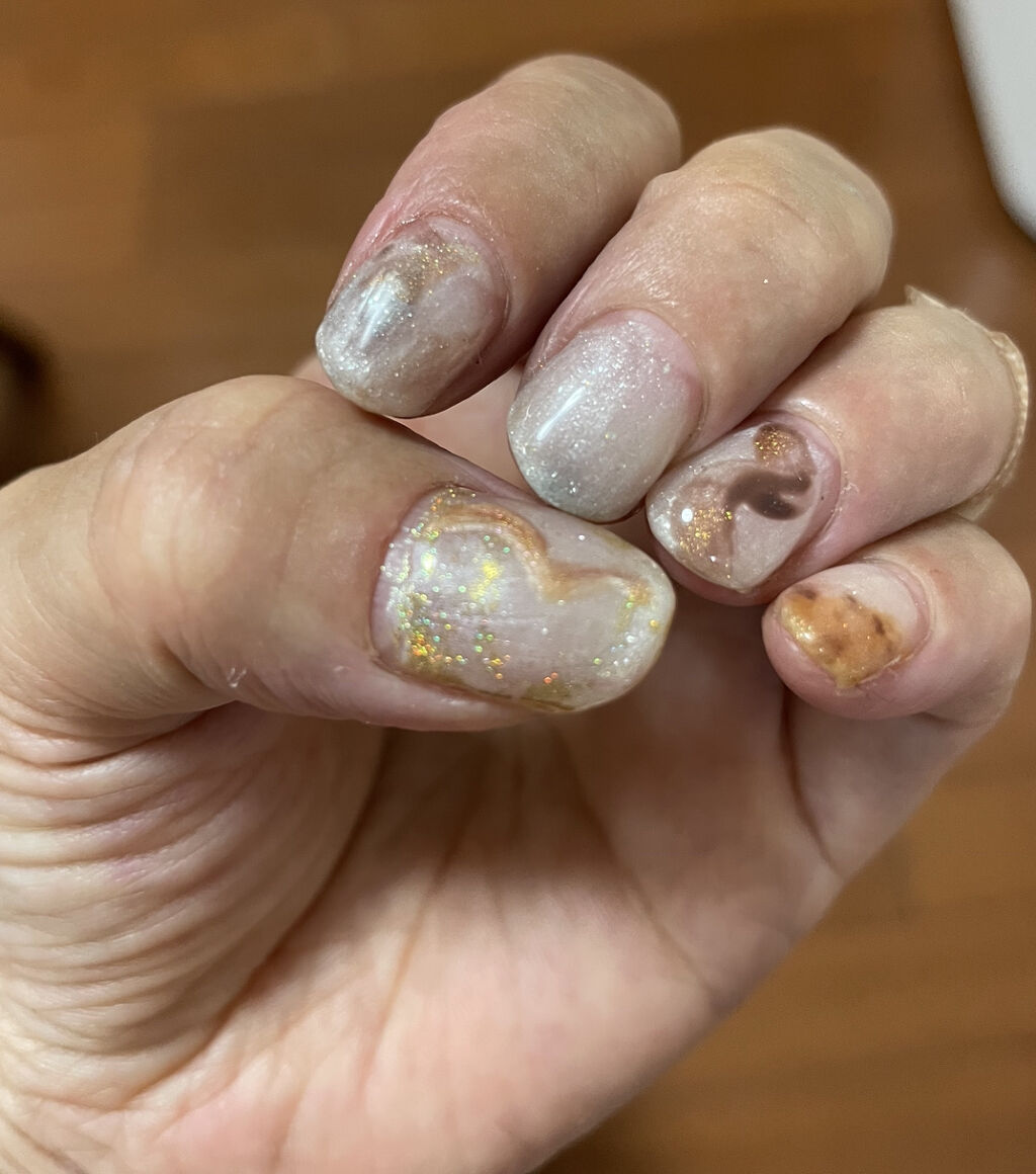 ネイル工房白パケカラージェル/ネイル工房/ジェルネイルを使ったクチコミ（1枚目）