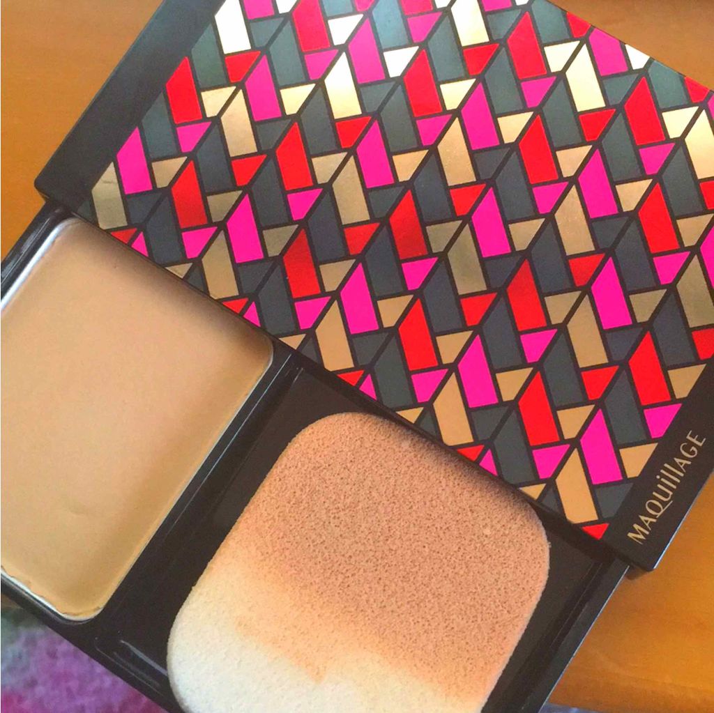 ドラマティックパウダリー UV ミニパクト オークル10/マキアージュ/パウダーファンデーションを使ったクチコミ（2枚目）