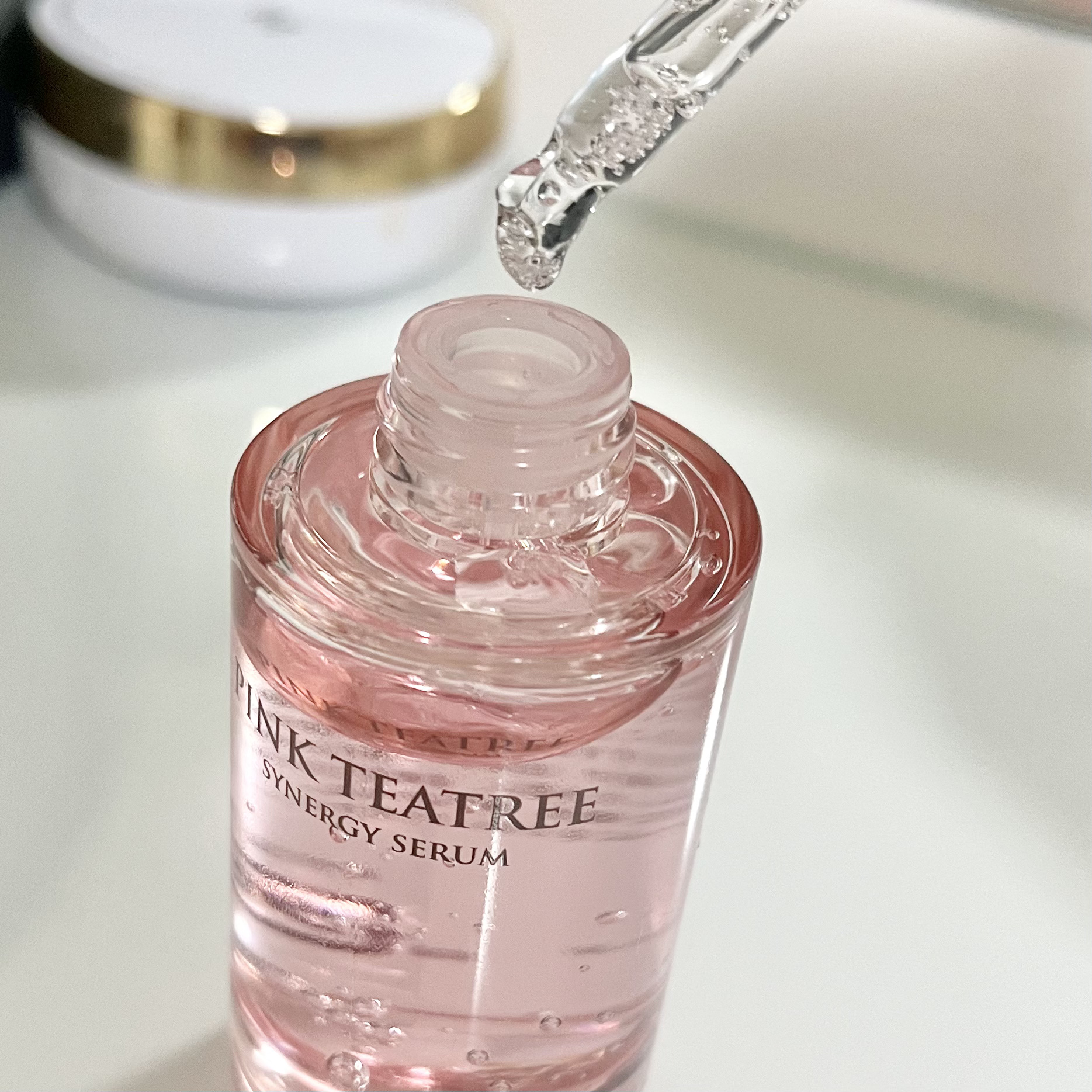 ピンクティーツリーシナジーセラム/APLIN/美容液を使ったクチコミ（3枚目）