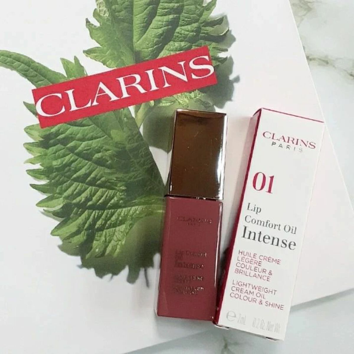 コンフォート リップオイル インテンス/CLARINS/リップグロスを使ったクチコミ（1枚目）