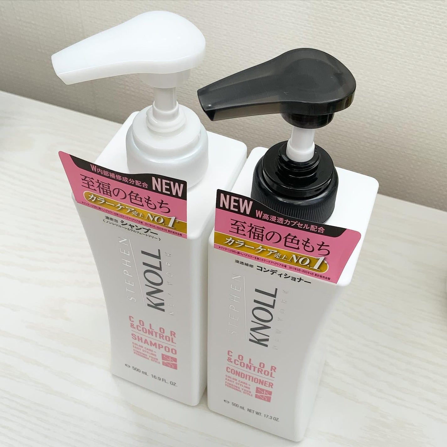 カラーコントロール シャンプー W/コンディショナー W/スティーブンノル ニューヨーク/市販シャンプーを使ったクチコミ(3枚目)