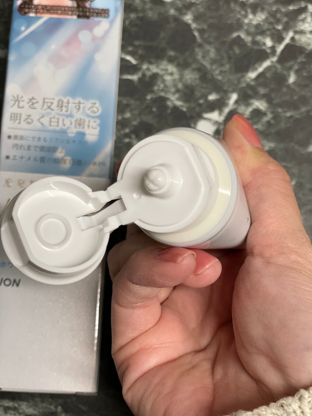 Lighteeハミガキ /ライオン/歯磨き粉を使ったクチコミ(4枚目)