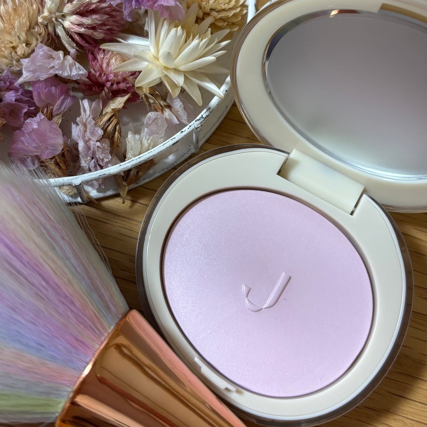 CUBISM ニュアンスグロウパウダー/Joocyee/パウダーチークを使ったクチコミ(6枚目)