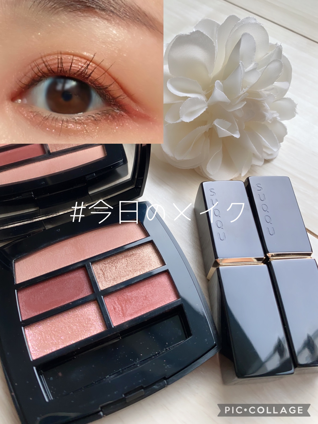 モイスチャー リッチ リップスティック 124 花冷 -HANABIE/SUQQU/口紅を使ったクチコミ（1枚目）