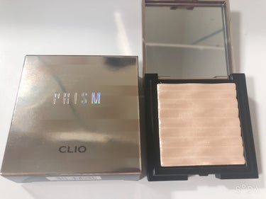 プリズム エアー ハイライター 01 GOLD SHEER/CLIO/パウダーハイライトを使ったクチコミ（1枚目）