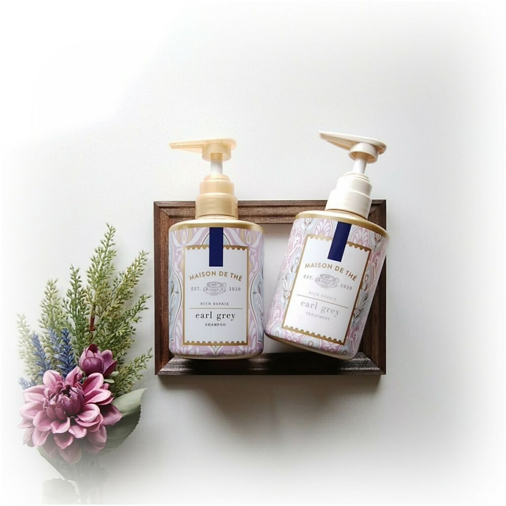 リッチリペア シャンプー／トリートメント/MAISON DE THÉ/市販シャンプーを使ったクチコミ（1枚目）