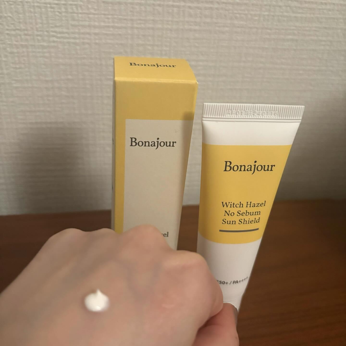 ウィッチハーゼル ノーセバムサンクリーム/Bonajour/日焼け止めクリームを使ったクチコミ（3枚目）