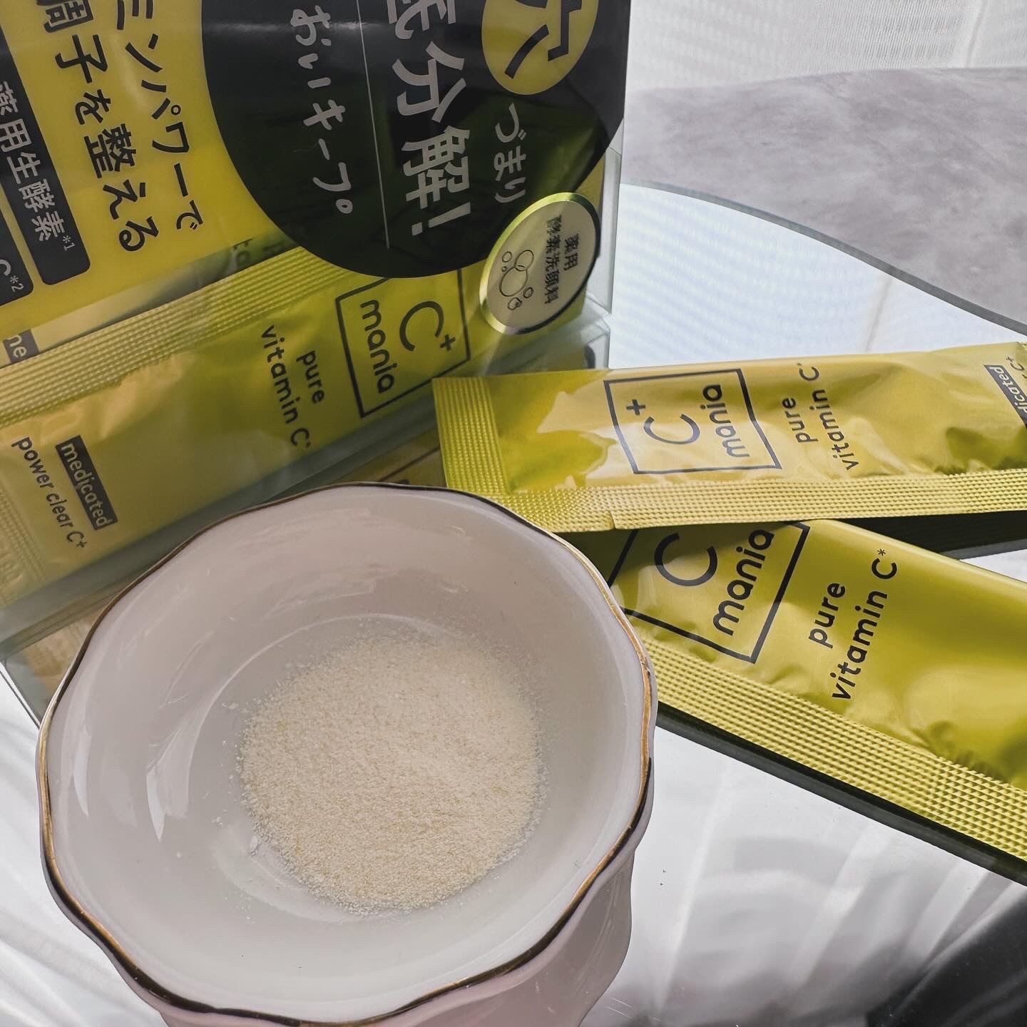 薬用パワークリアC＋/C+mania/洗顔パウダーを使ったクチコミ（2枚目）