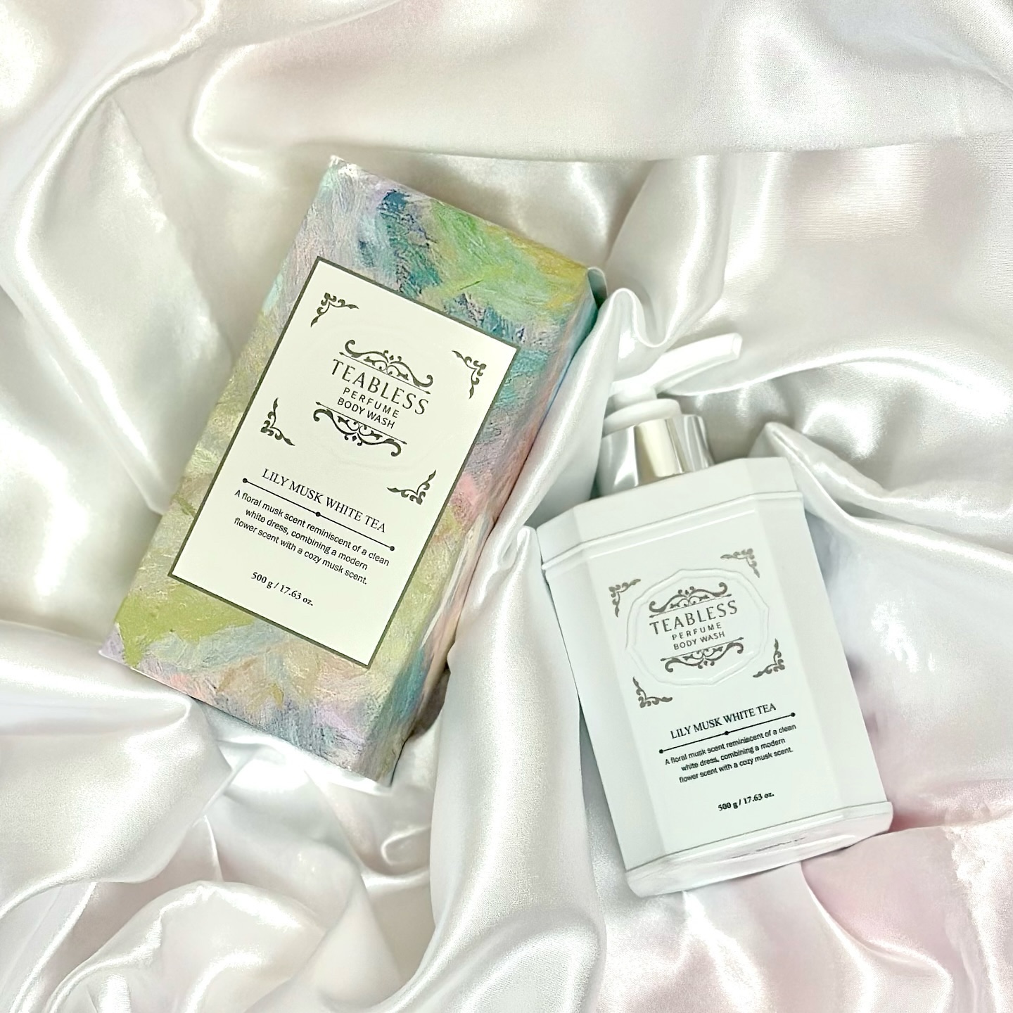 パフュームボディウォッシュ リリームスクホワイトティー/TEABLESS/ボディソープを使ったクチコミ（1枚目）