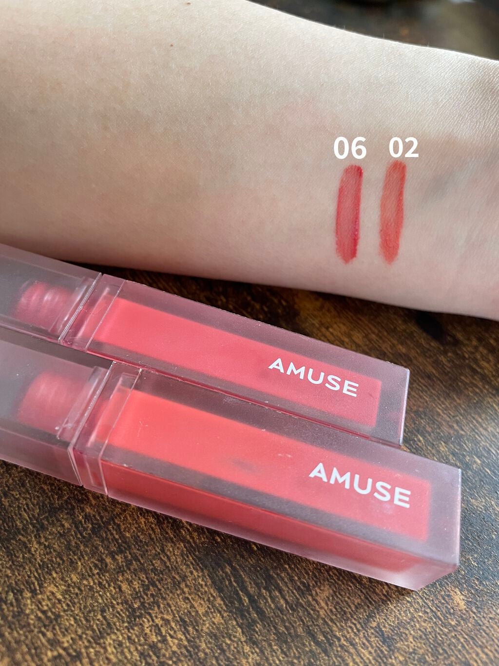 デュー ベルベット/AMUSE/口紅を使ったクチコミ(2枚目)