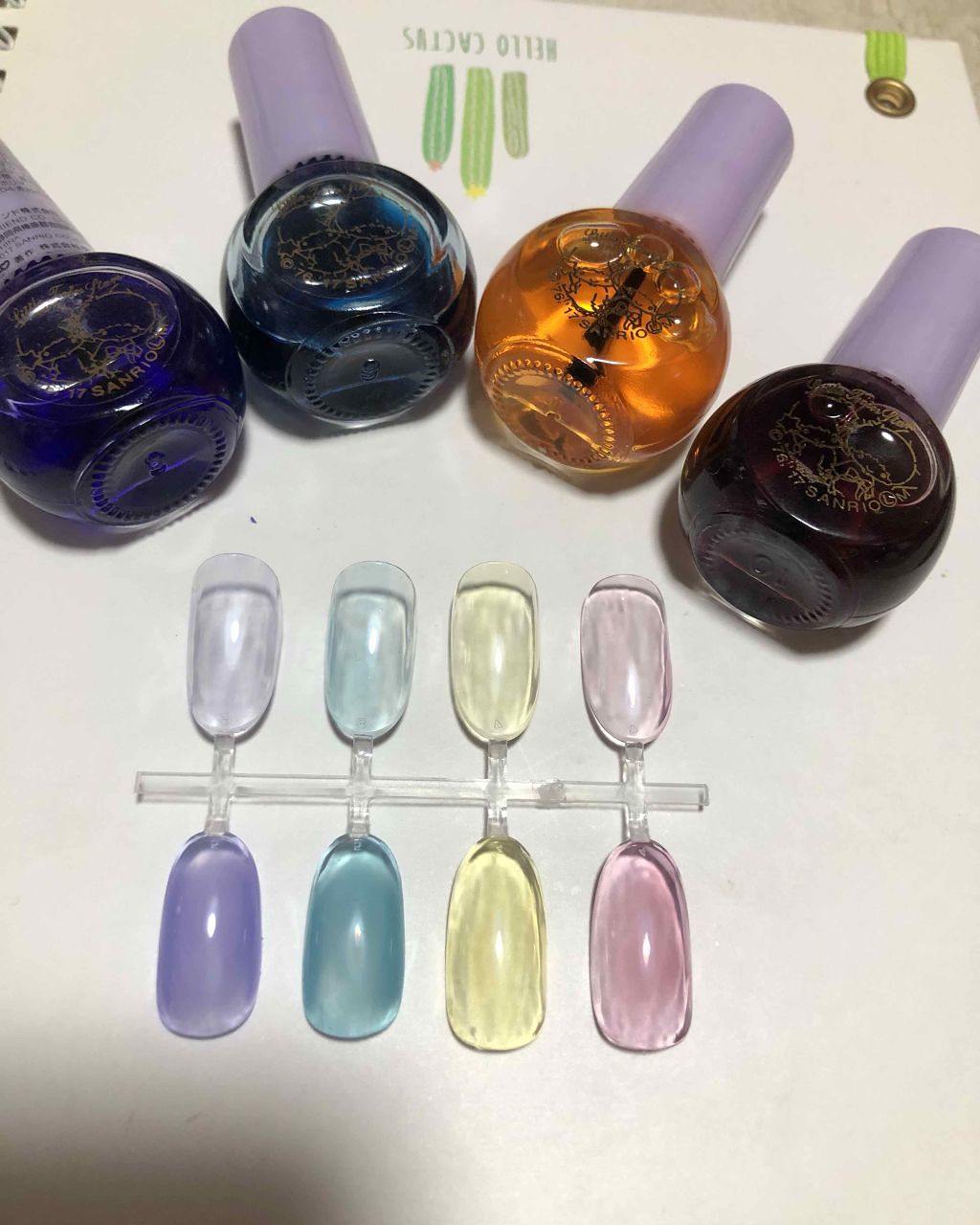 サンリオネイル/DAISO/マニキュアを使ったクチコミ(3枚目)