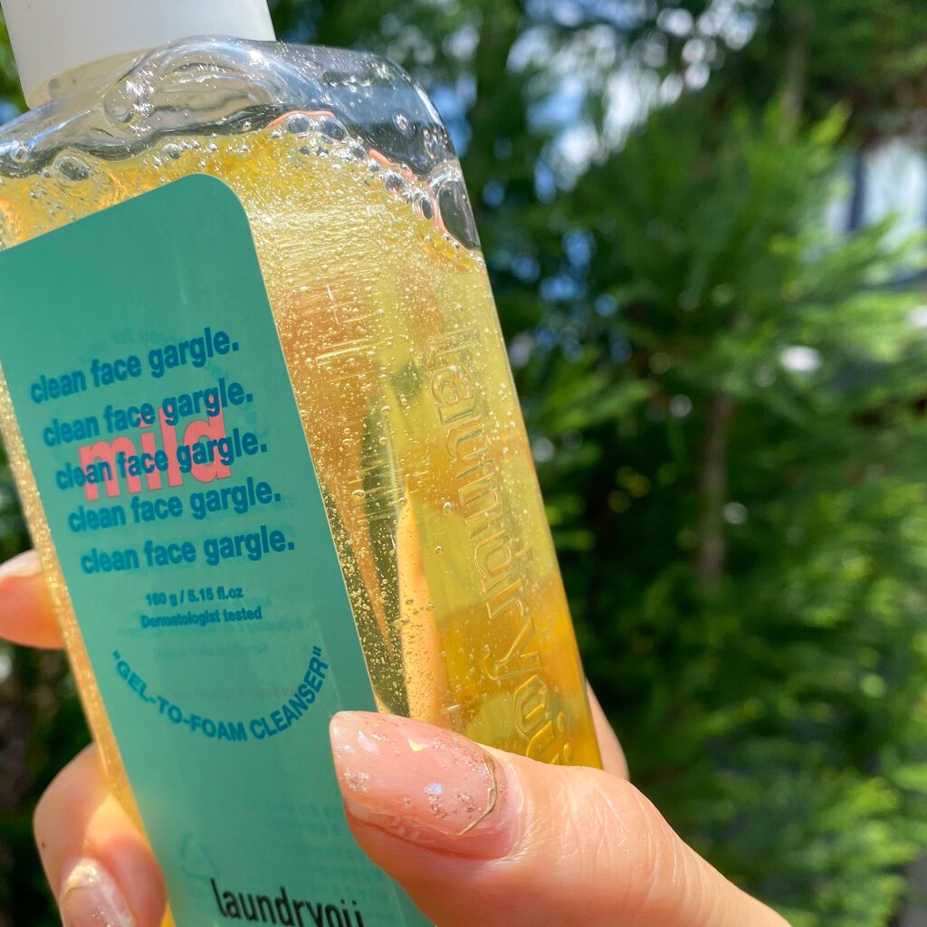 clean face gargle gel foam cleanser/laundryou/その他洗顔料を使ったクチコミ（2枚目）