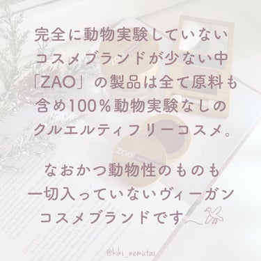 ZAO CozyBeautyBox 2020/zao/メイクアップキットを使ったクチコミ（2枚目）