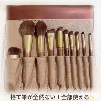 SIXPLUS X MARILYN 10本メイクアップブラシセット/SIXPLUS/メイクブラシを使ったクチコミ(4枚目)