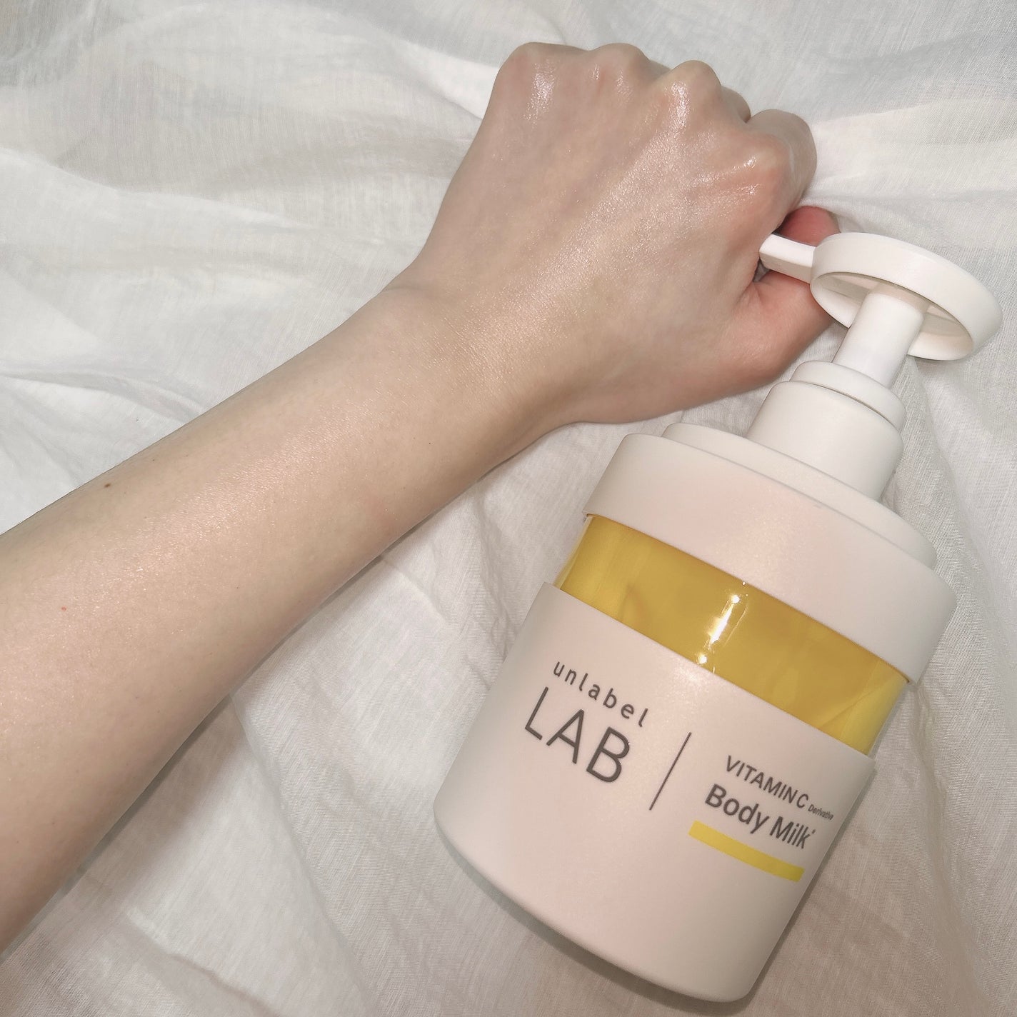 Vクリーミーモイスト ボディミルク/unlabel/ボディミルクを使ったクチコミ(4枚目)