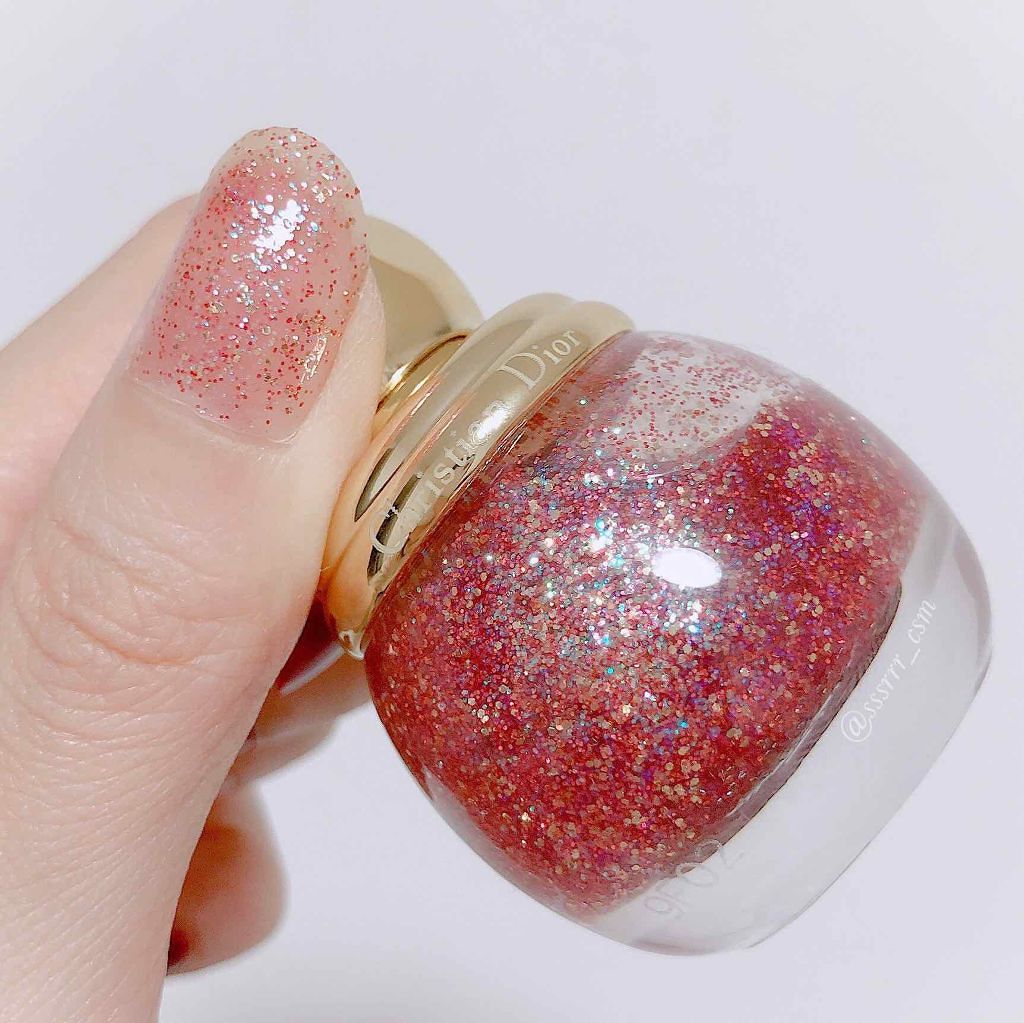 ディオリフィック グリッター トップ コート/Dior/ネイルトップコートを使ったクチコミ（1枚目）
