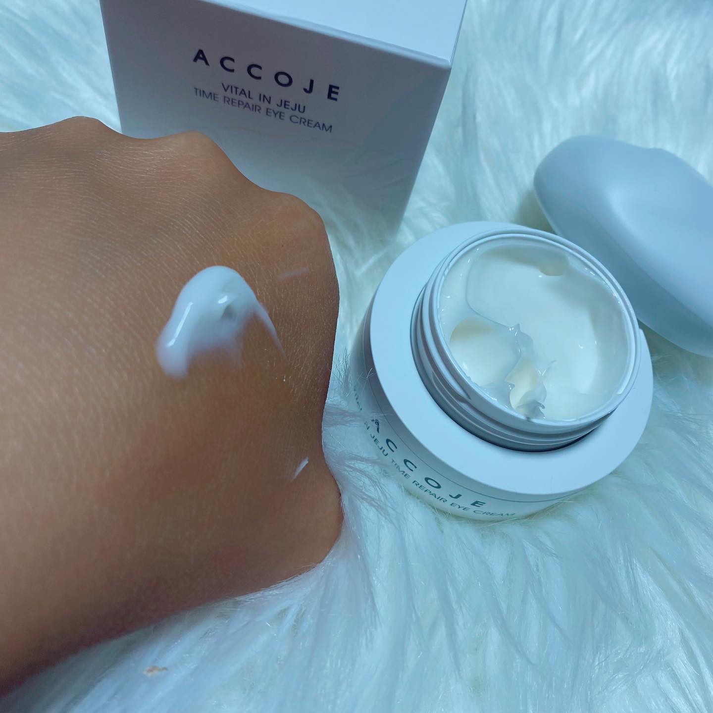 バイタル イン ジェジュ タイム リペア アイクリーム/ACCOJE/アイケア・アイクリームを使ったクチコミ（3枚目）