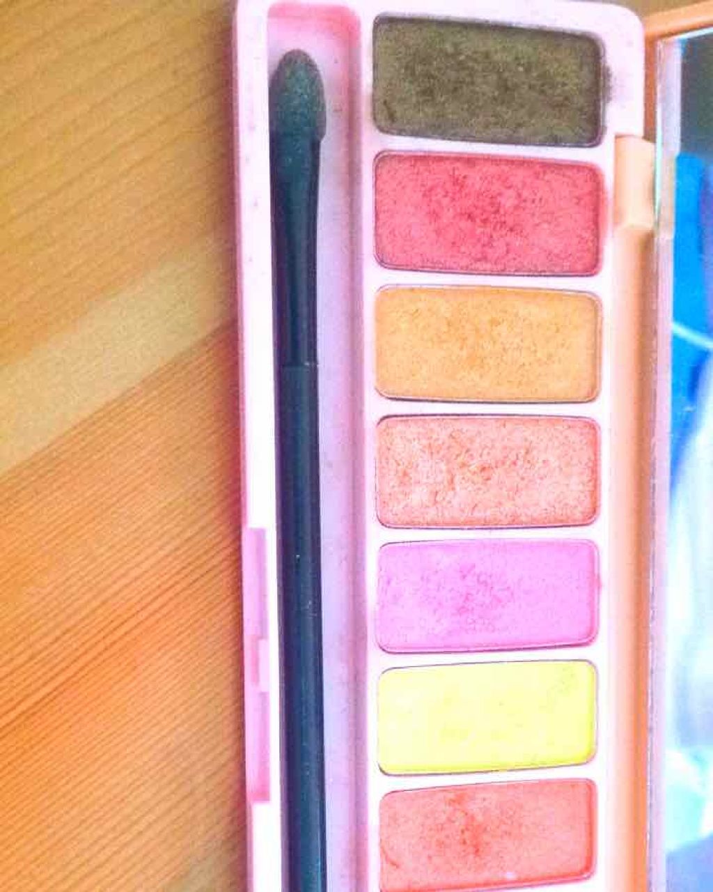 ともにゃん on LIPS 「オレンジ秋メイクデーース!!!!ニコラの付録です!!!!#はじ..」(2枚目)