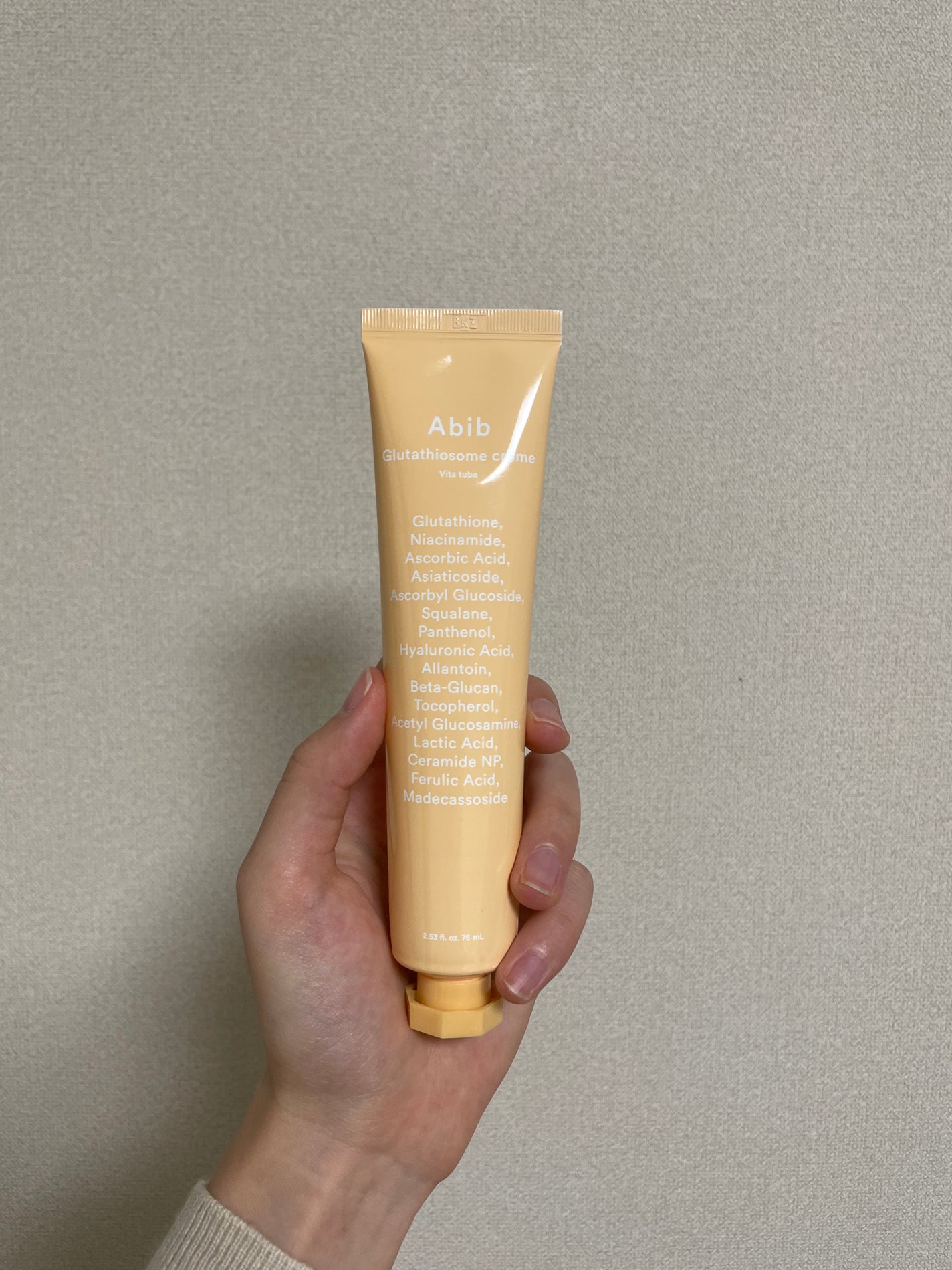 アビブ グルタチオンソームクリームビタチューブ/Abib /フェイスクリームを使ったクチコミ(1枚目)
