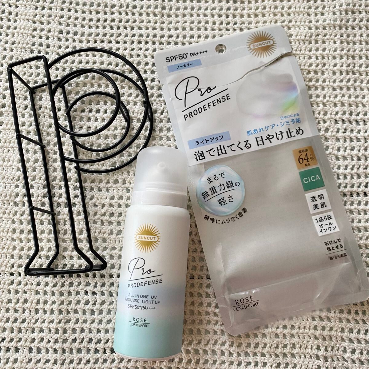 プロディフェンス オールインワンUV ムース(ライトアップ)/サンカット®/日焼け止めクリームを使ったクチコミ(4枚目)