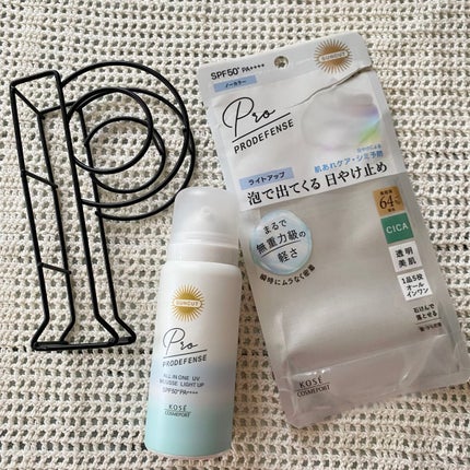プロディフェンス オールインワンUV ムース(ライトアップ)/サンカット®/日焼け止めクリームを使ったクチコミ(4枚目)