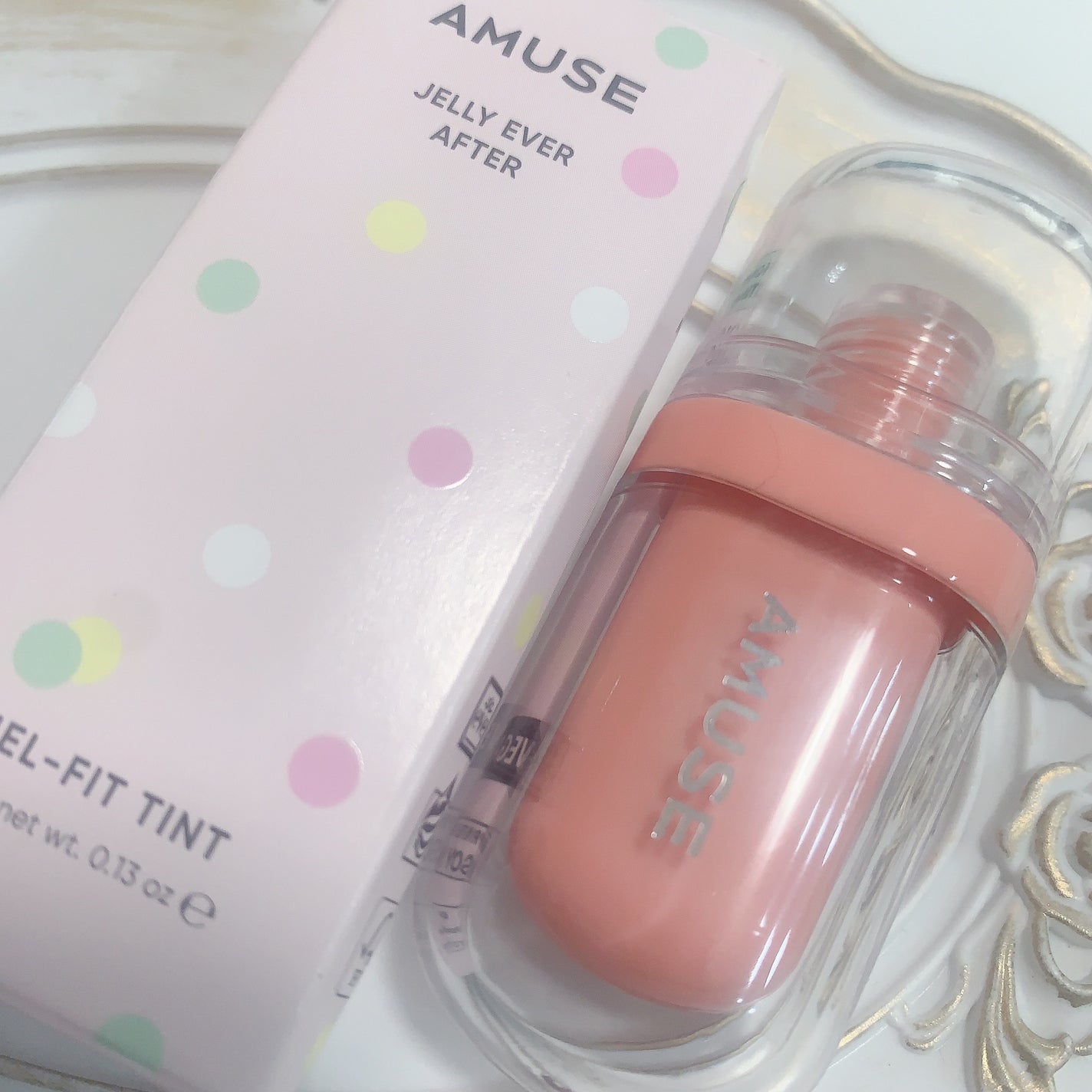 ジェルフィットティント/AMUSE/リップティントを使ったクチコミ(7枚目)