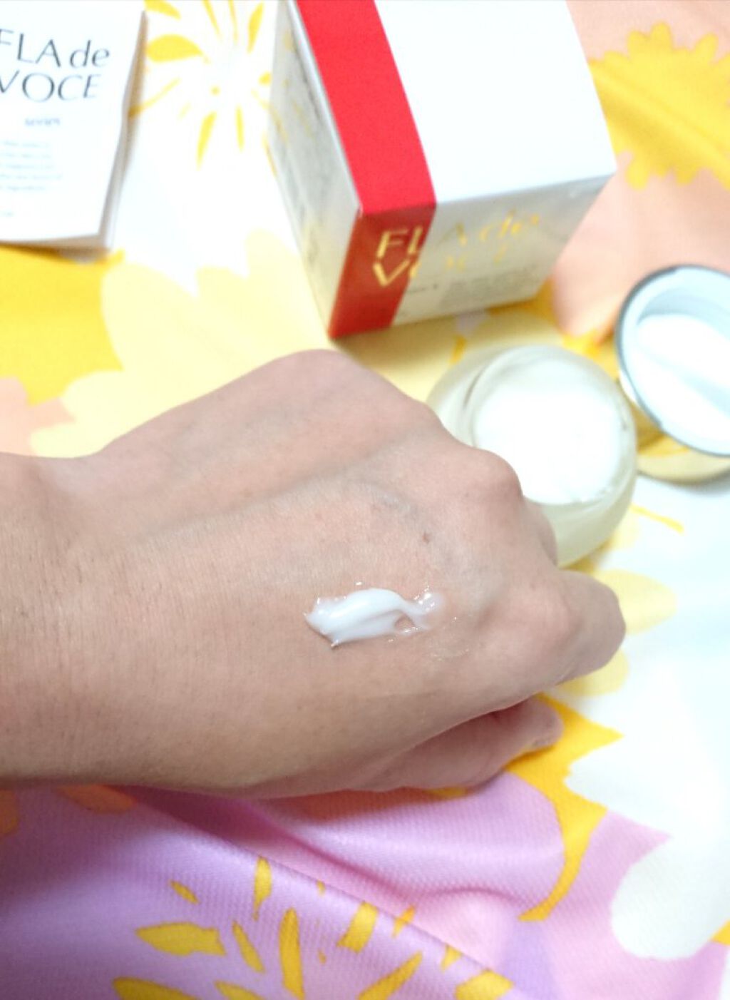 デュアル クリーム X/FLA de VOCE/フェイスクリームを使ったクチコミ（3枚目）