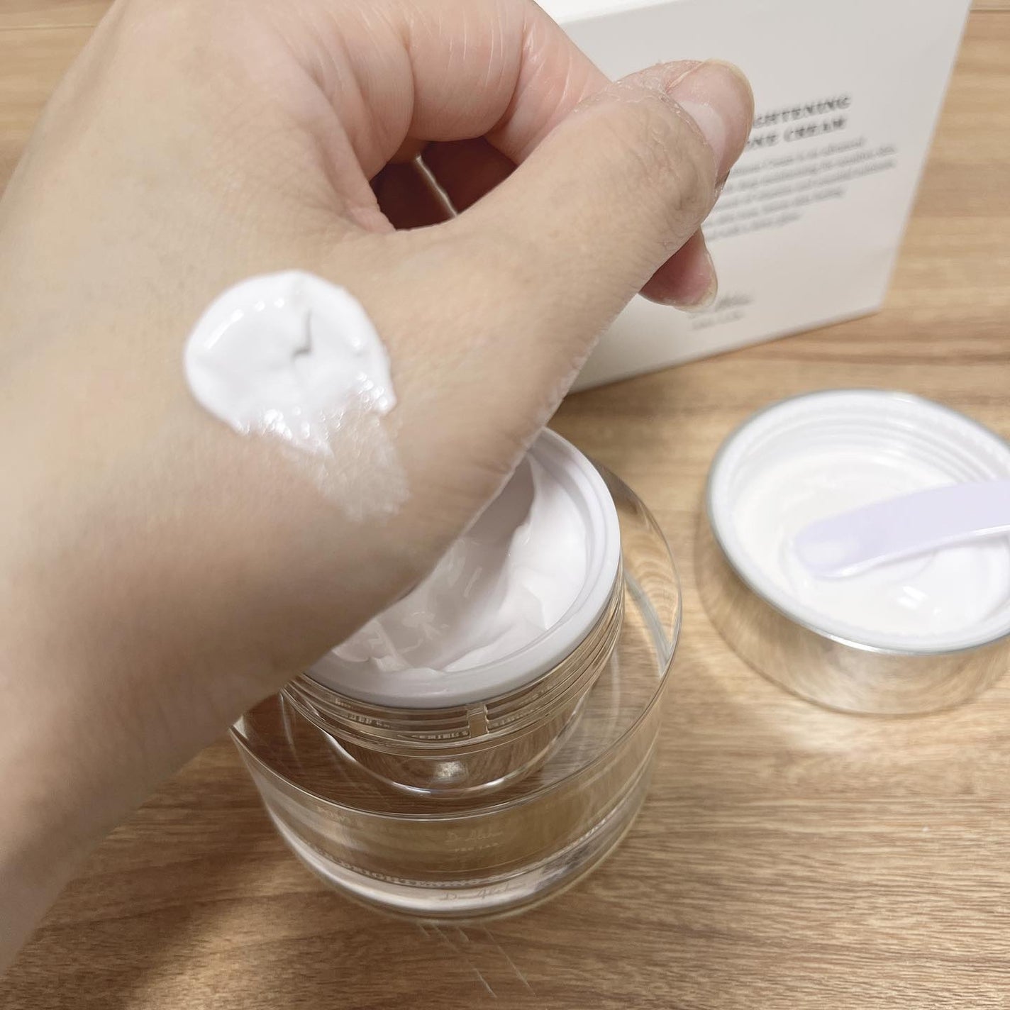 パワーブライトニング グルタチオンクリーム/Dr.Althea/フェイスクリームを使ったクチコミ(3枚目)